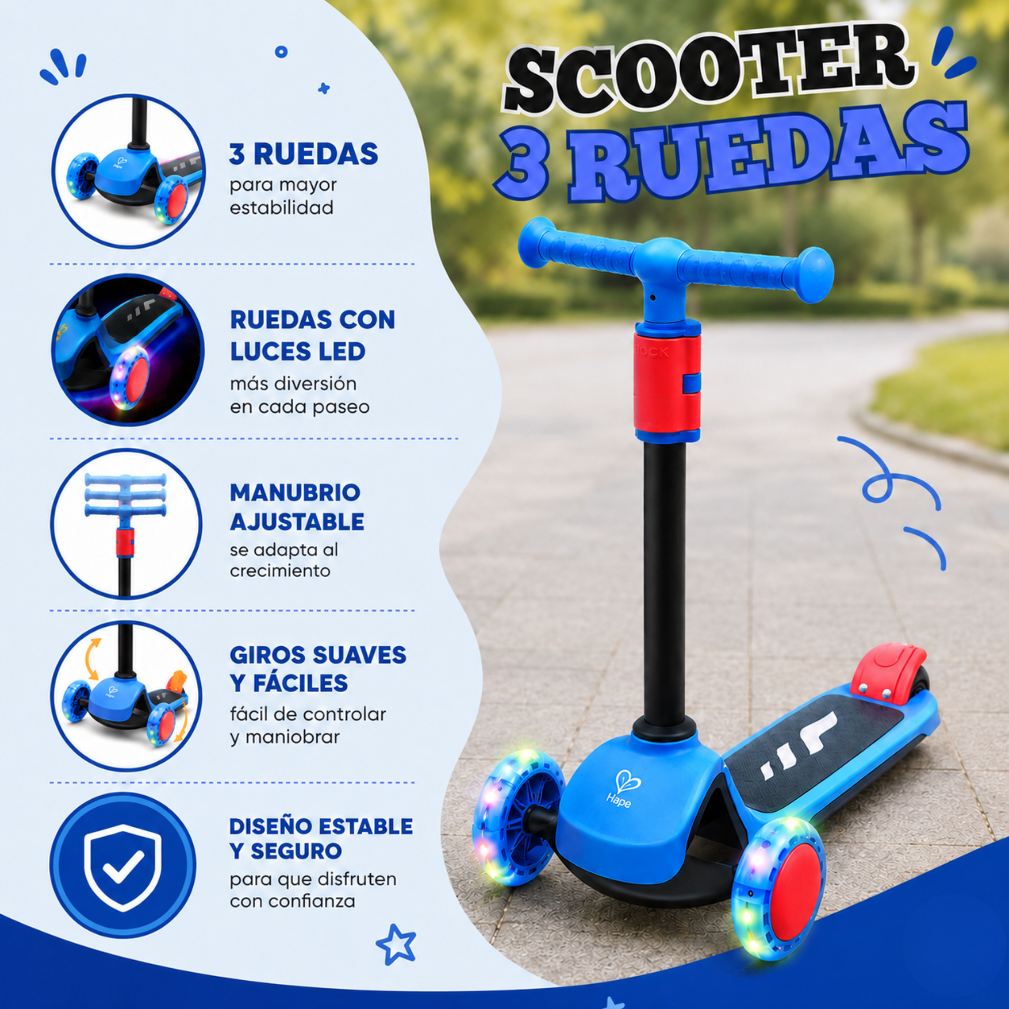 SCOOTER AZUL