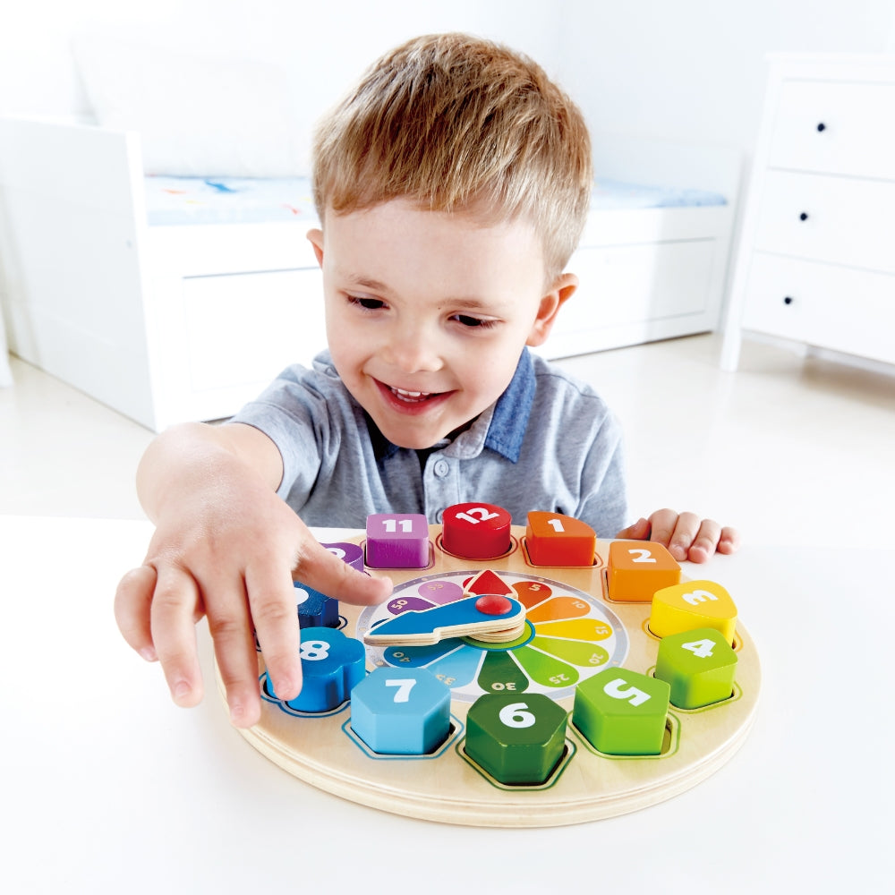 RELOJ DE BLOQUES DE CONSTRUCCIÓN