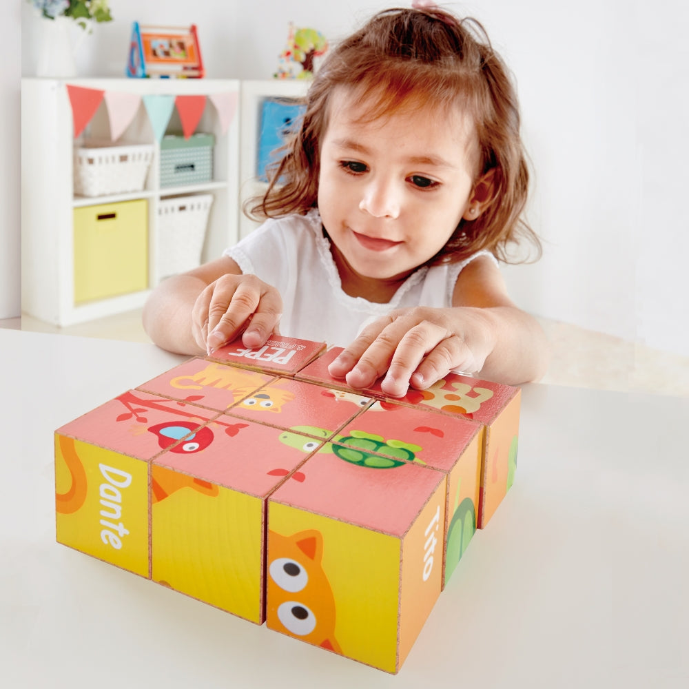 ROMPECABEZAS DE CUBOS PEPE Y AMIGOS